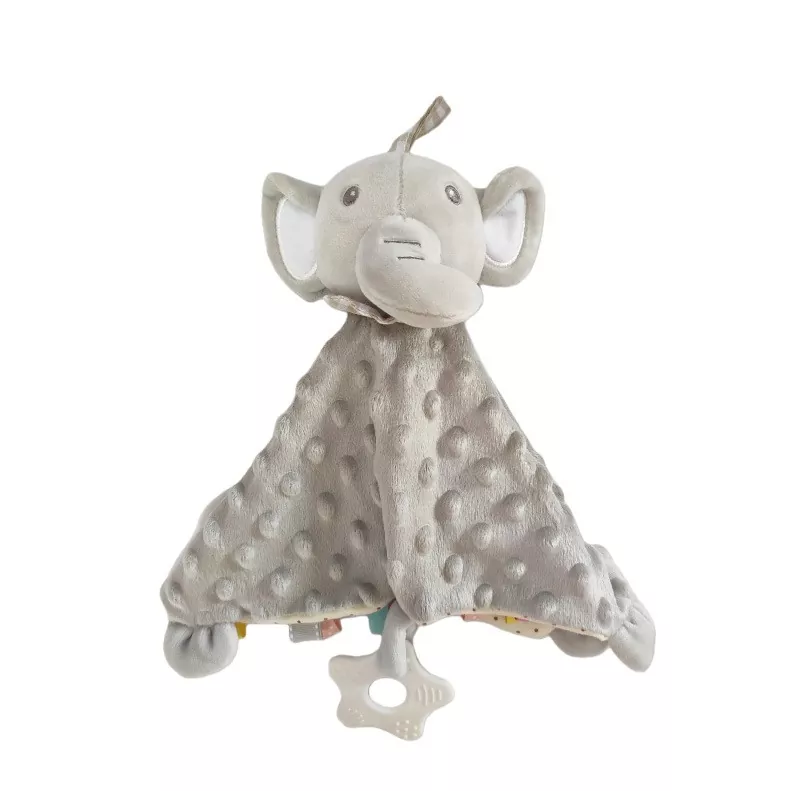 Elephant Teether Comforter बेबी प्लश खेलौना